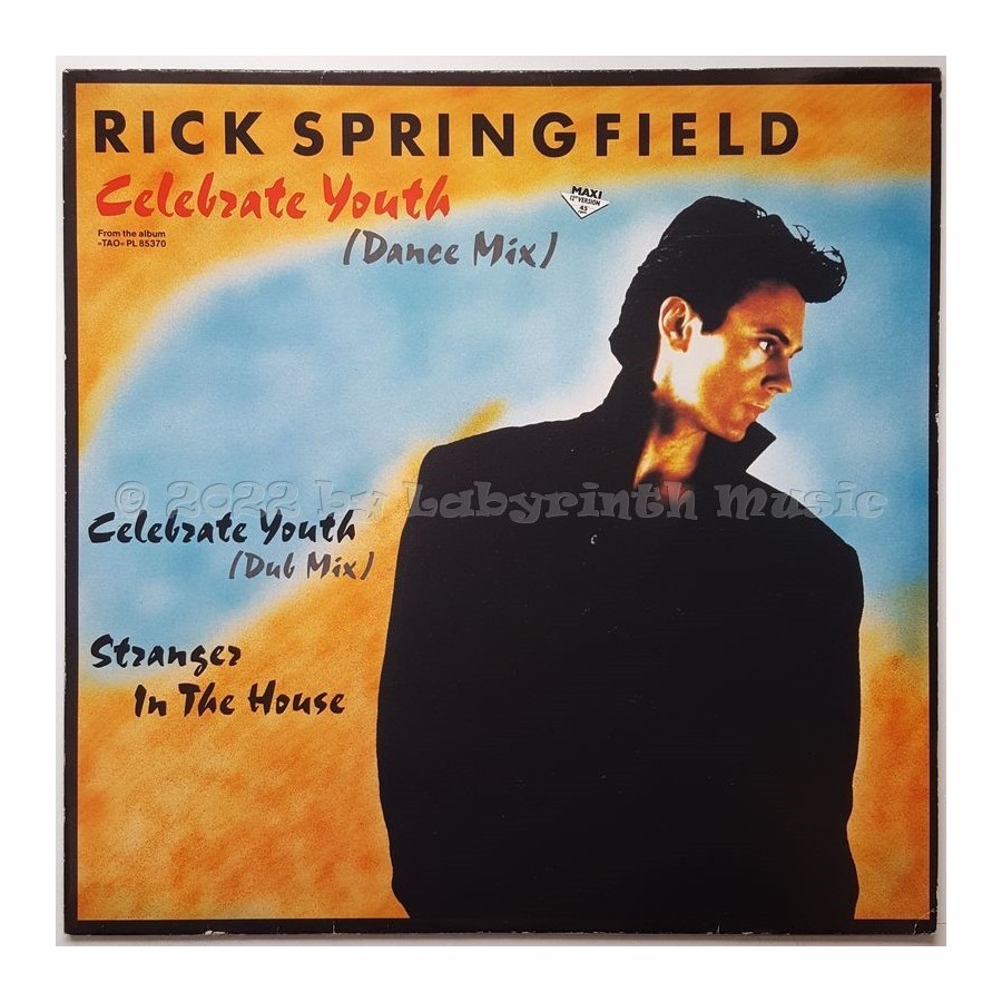 Rick Springfield - Celebrate Youth • 12" Vinyl Maxi • EX - Labyrinth Music
