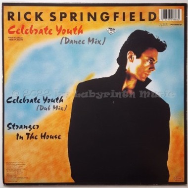 Rick Springfield - Celebrate Youth • 12" Vinyl Maxi • EX - Labyrinth Music