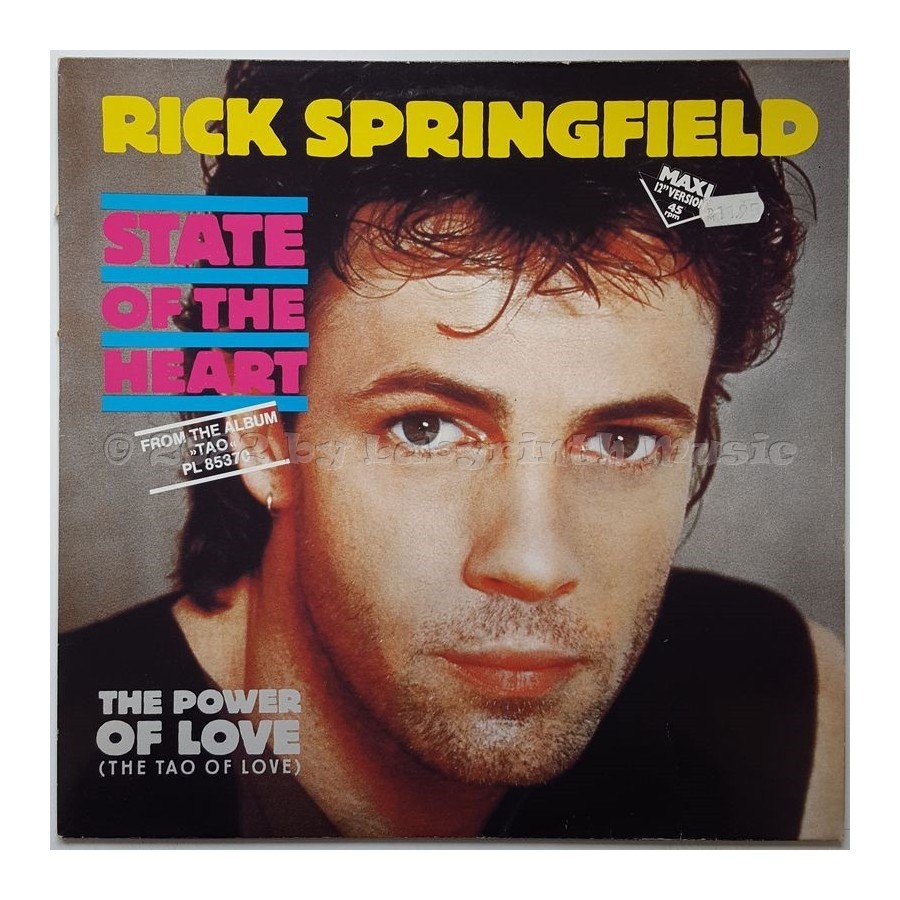 Rick Springfield - State Of The Heart • 12" Vinyl Maxi - Labyrinth Music