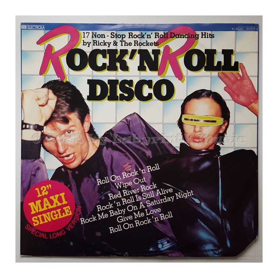Ricky & The Rockets - Rock'n Roll Disco • 12" Vinyl Maxi • EX - Labyrinth Music