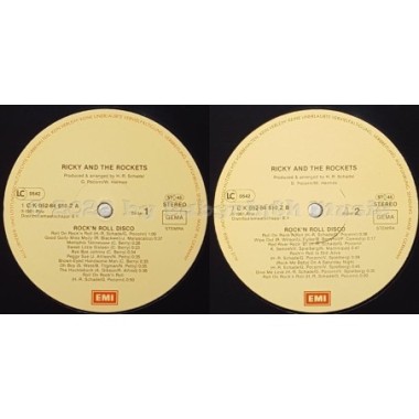 Ricky & The Rockets - Rock'n Roll Disco • 12" Vinyl Maxi • EX - Labyrinth Music