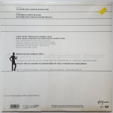 Rififi - Accelère Mon Amour • 12" Vinyl Maxi • MINT - Labyrinth Music