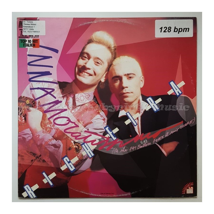 Righeira - Innamoratissimo • 12" Vinyl Maxi - Labyrinth Music