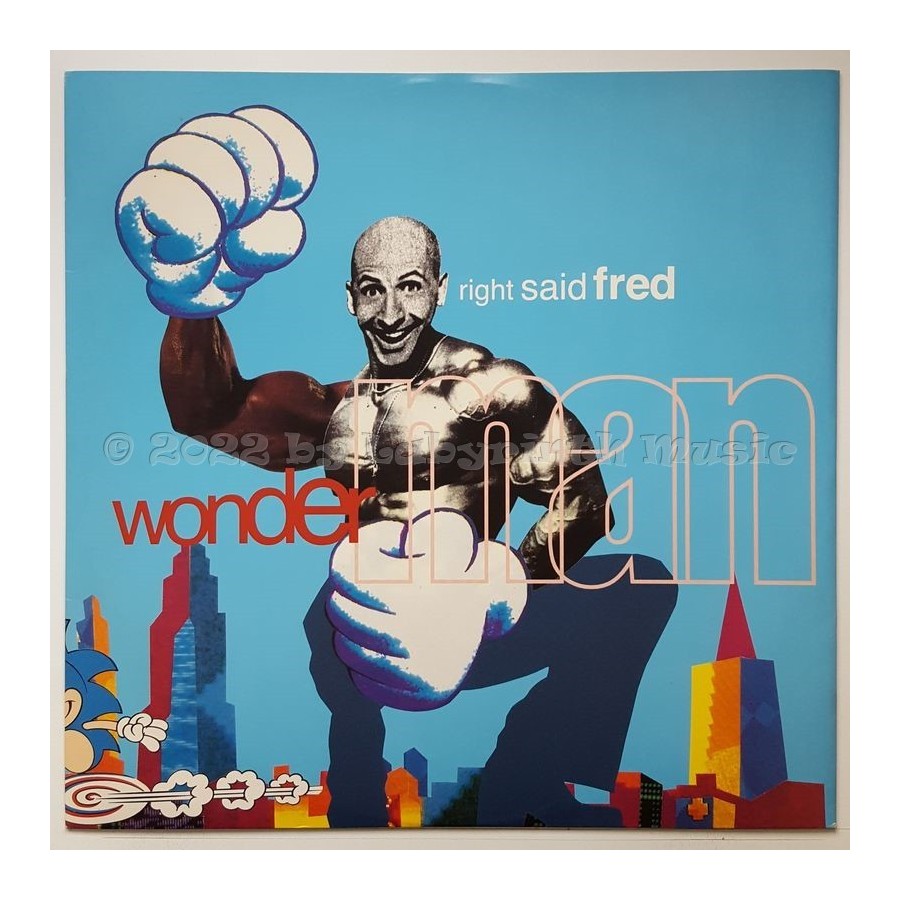 Right Said Fred - Wonderman • 12" Vinyl Maxi • NM - Labyrinth Music