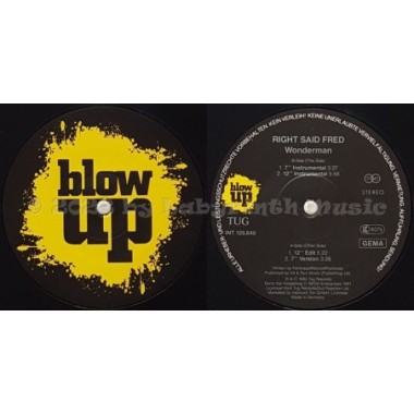 Right Said Fred - Wonderman • 12" Vinyl Maxi • NM - Labyrinth Music