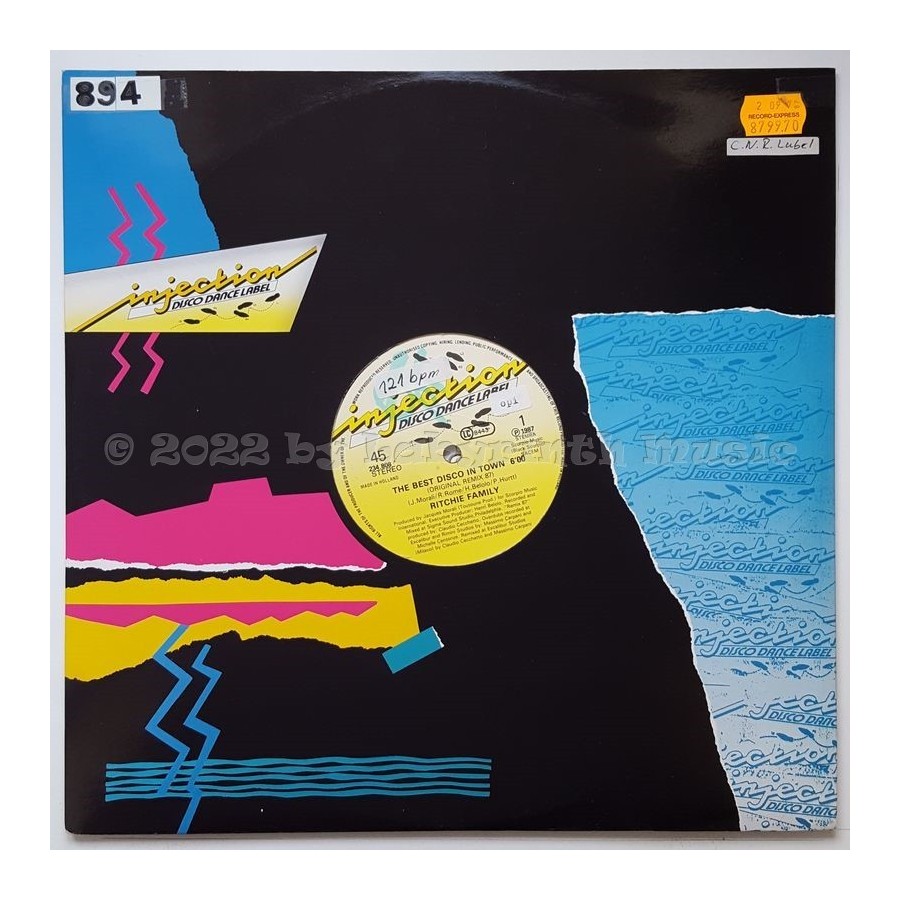 The Ritchie Family - The Best Disco In Town • 12" Vinyl Maxi • EX - Labyrinth Music