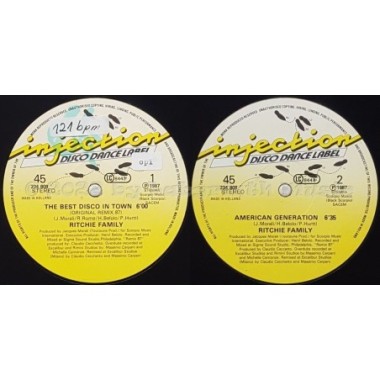 The Ritchie Family - The Best Disco In Town • 12" Vinyl Maxi • EX - Labyrinth Music