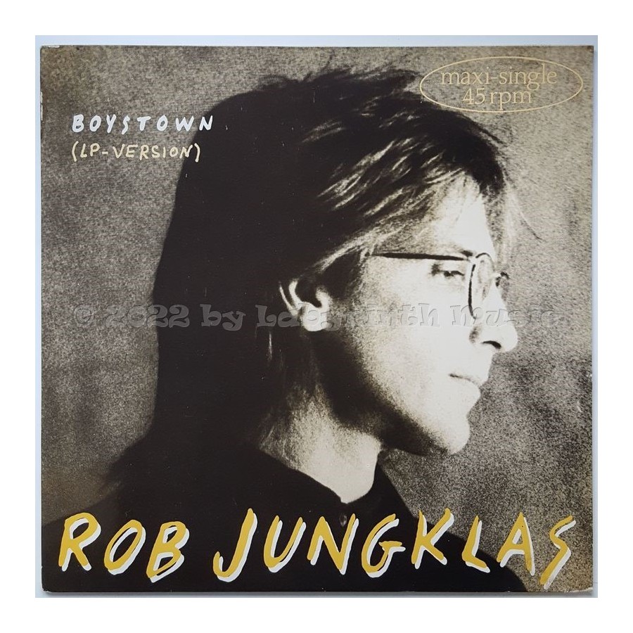 Rob Jungklas - Boystown • 12" Vinyl Maxi • EX - Labyrinth Music