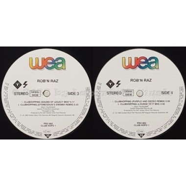 Rob 'n' Raz - Clubhopping • 12" Vinyl Maxi • MINT - Labyrinth Music
