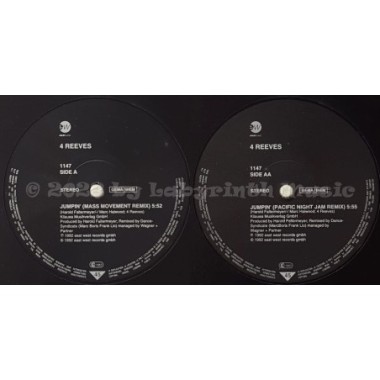 4 Reeves - Jumpin' • 12" Vinyl Maxi • MINT - Labyrinth Music