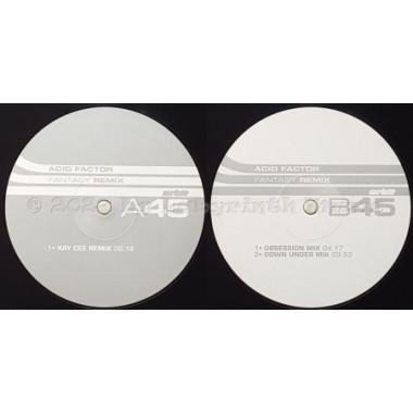 Acid Factor - Fantasy • Remix • 12" Vinyl Maxi • NM - Labyrinth Music