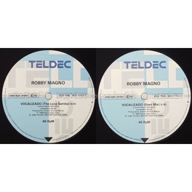 Robby Magno - Vocalizado • 12" Vinyl Maxi • MINT - Labyrinth Music