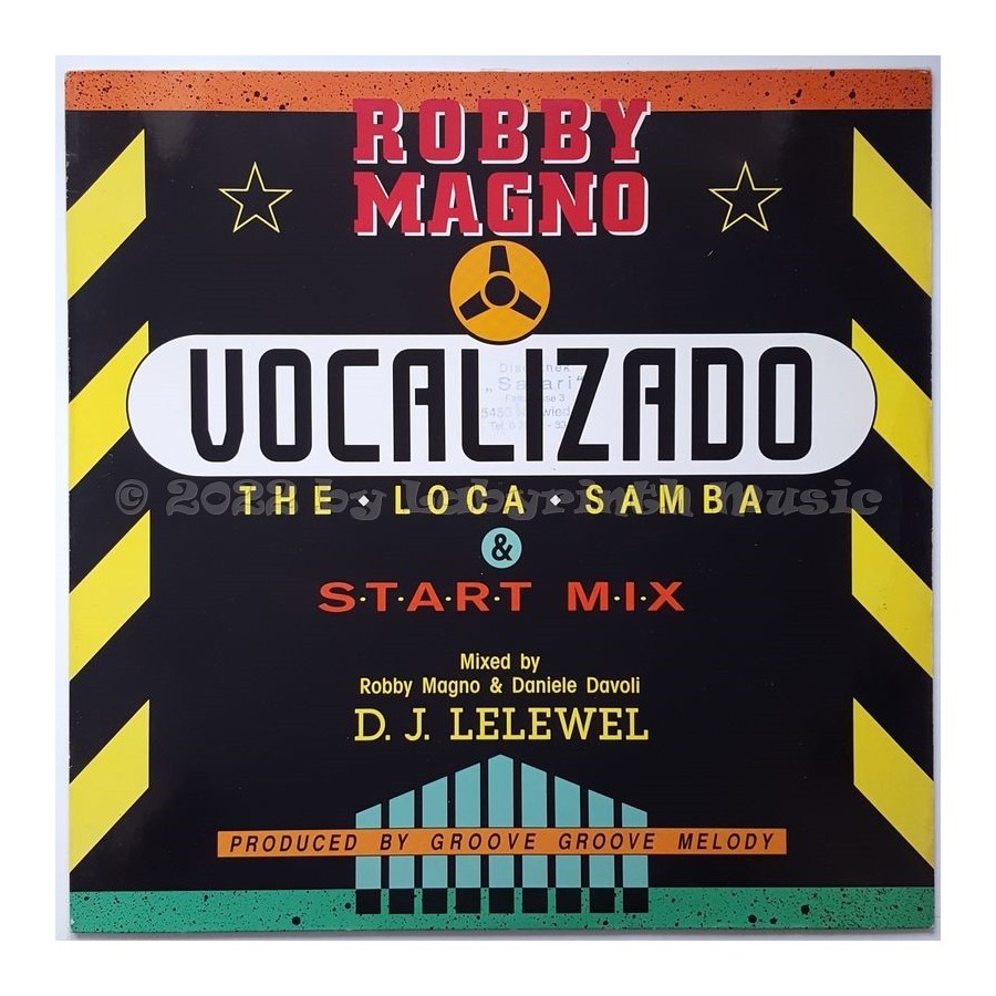 Robby Magno - Vocalizado • 12" Vinyl Maxi - Labyrinth Music