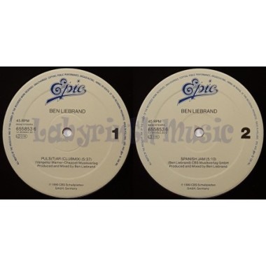 Ben Liebrand - Puls(t)ar • 12" Vinyl Maxi • NM - Labyrinth Music