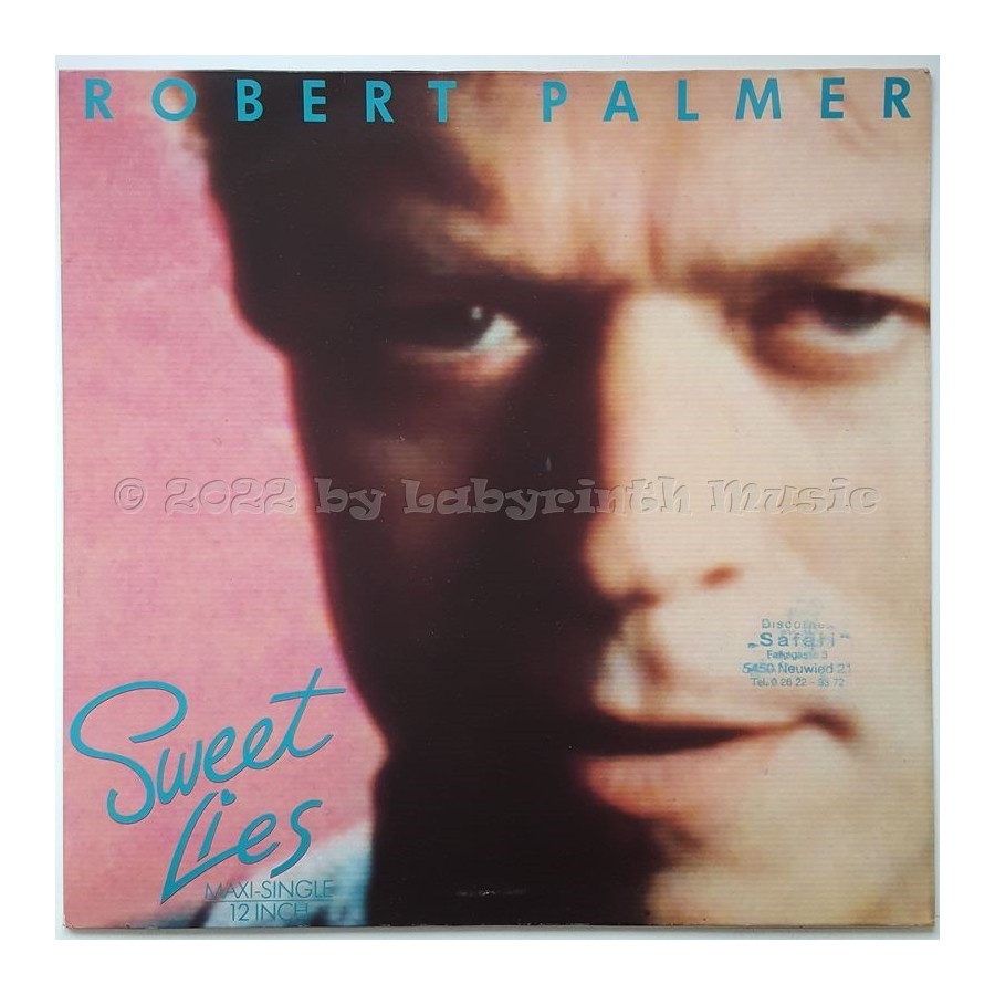 Robert Palmer - Sweet Lies • 12" Vinyl Maxi • EX - Labyrinth Music
