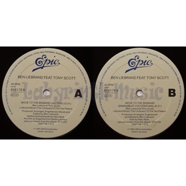 Ben Liebrand Feat. Tony Scott - Move To The Bigband • 12" Vinyl Maxi • EX - Labyrinth Music