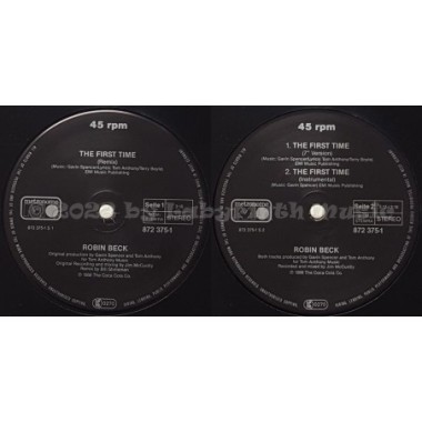 Robin Beck - First Time • 12" Vinyl Maxi • NM - Labyrinth Music