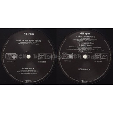 Robin Beck - Save Up All Your Tears • 12" Vinyl Maxi • MINT - Labyrinth Music