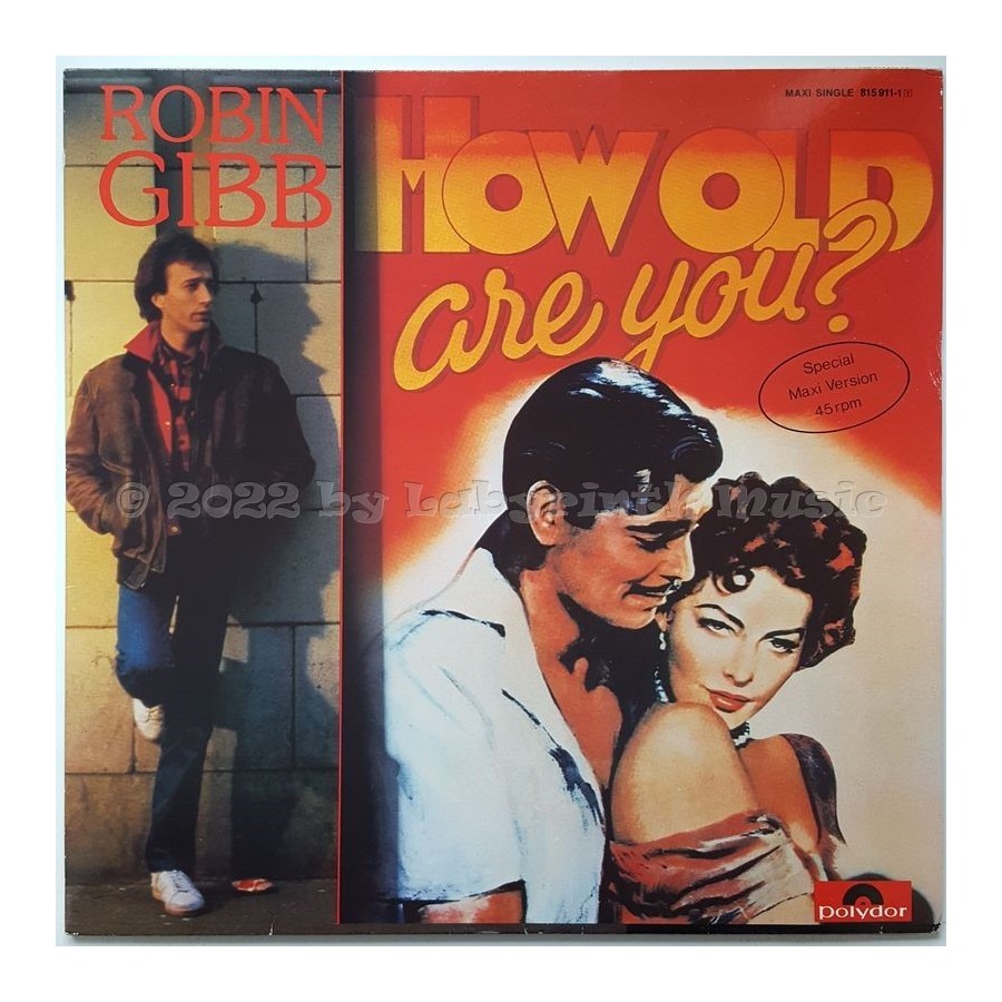 Robin Gibb - How Old Are You? • 12" Vinyl Maxi • EX - Labyrinth Music
