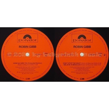 Robin Gibb - How Old Are You? • 12" Vinyl Maxi • EX - Labyrinth Music