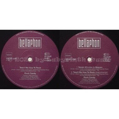 Rock Candy - Teach Me How To Rock • 12" Vinyl Maxi • EX - Labyrinth Music