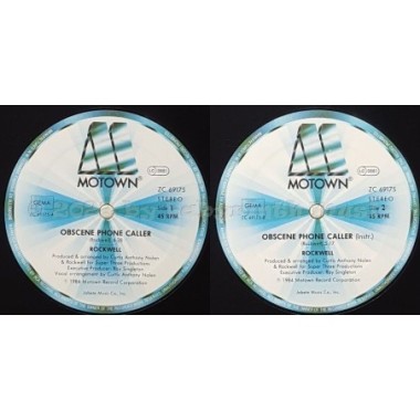 Rockwell - Obscene Phone Caller • 12" Vinyl Maxi - Labyrinth Music