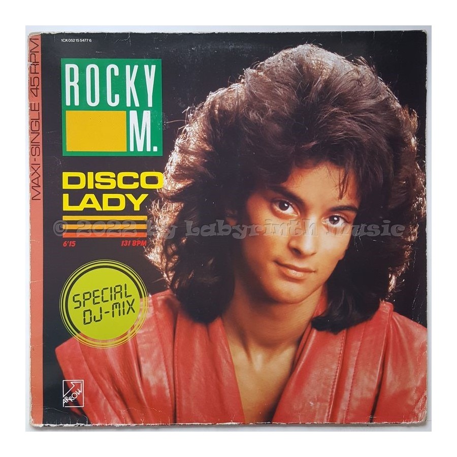Rocky M. - Disco Lady • 12" Vinyl Maxi - Labyrinth Music