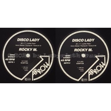Rocky M. - Disco Lady • 12" Vinyl Maxi - Labyrinth Music