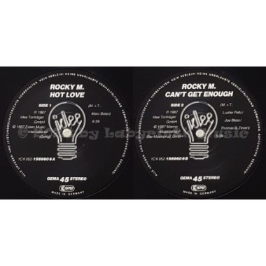 Rocky M. - Hot Love • 12" Vinyl Maxi - Labyrinth Music