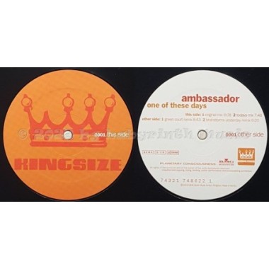 Ambassador - One Of These Days • 12" Vinyl Maxi • MINT - Labyrinth Music