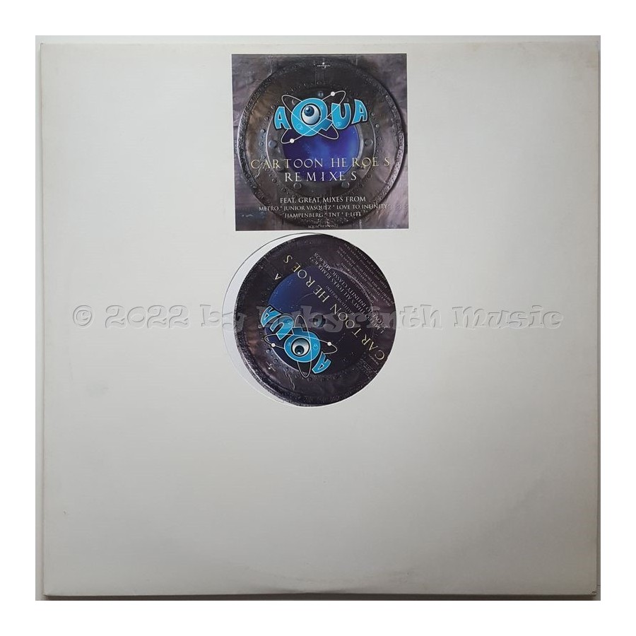 Aqua - Cartoon Heroes • Remixes • 12" Vinyl Maxi • EX - Labyrinth Music
