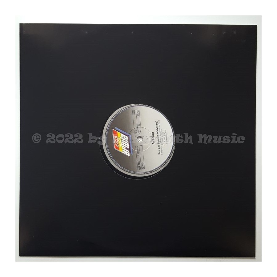 Avenue - Say Say (Love Is A Mystery) • 12" Vinyl Maxi • MINT - Labyrinth Music