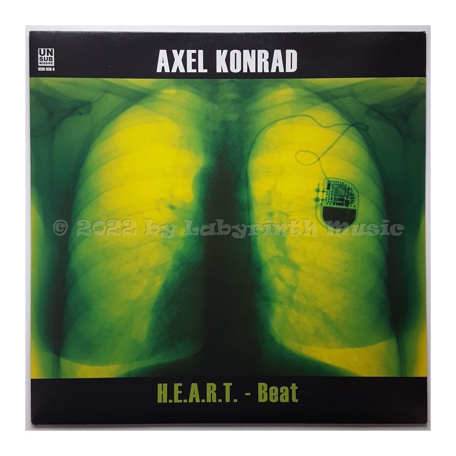 Axel Konrad - H.E.A.R.T. - Beat • 12" Vinyl Maxi • MINT - Labyrinth Music
