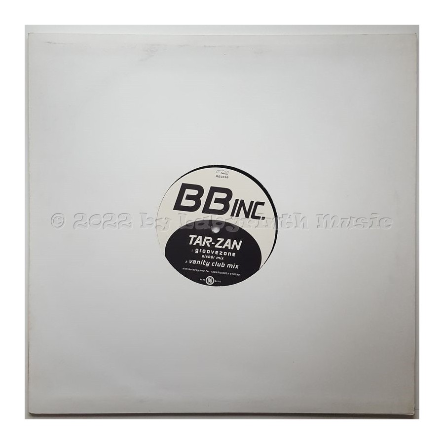 BB Inc. - Tar-zan • 12" Vinyl Maxi • MINT - Labyrinth Music