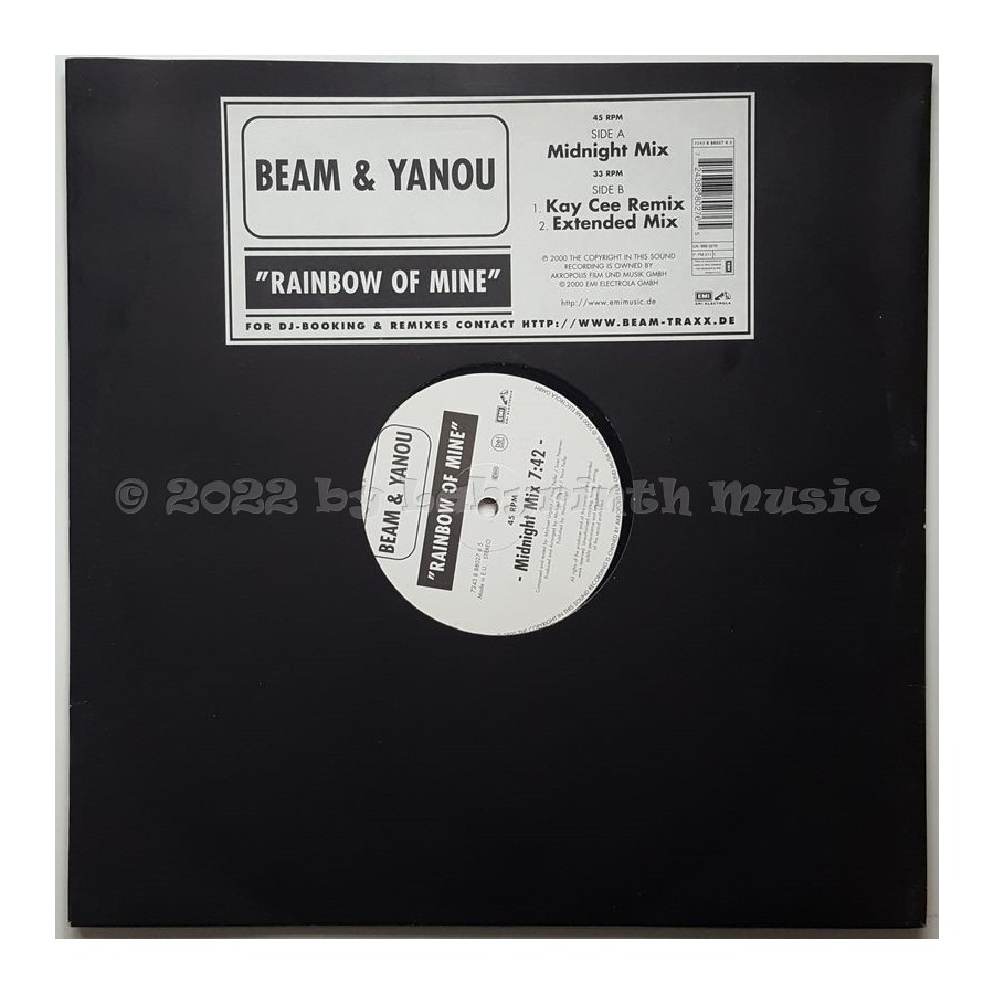 Beam & Yanou - Rainbow Of Mine • 12" Vinyl Maxi • MINT - Labyrinth Music