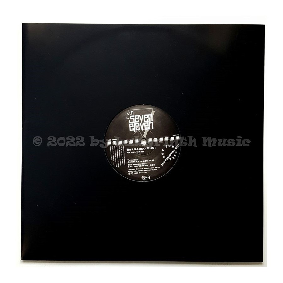 Bernardo Ghui - Marie, Marie • 12" Vinyl Maxi • MINT - Labyrinth Music