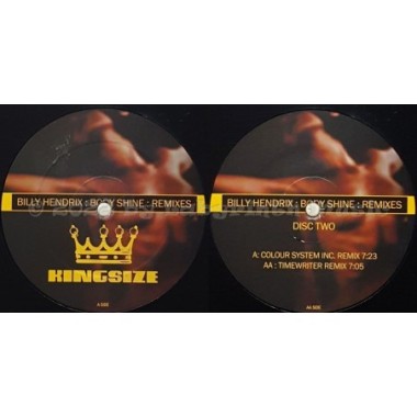 Billy Hendrix - Body Shine • Remixes (Disc Two) • 12" Vinyl Maxi • MINT - Labyrinth Music