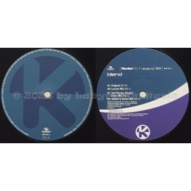 Blend - Rise Of Tonight • 12" Vinyl Maxi - Labyrinth Music