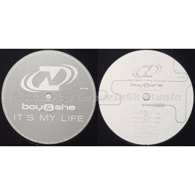 Boy & She - It's My Life • 12" Vinyl Maxi • MINT - Labyrinth Music