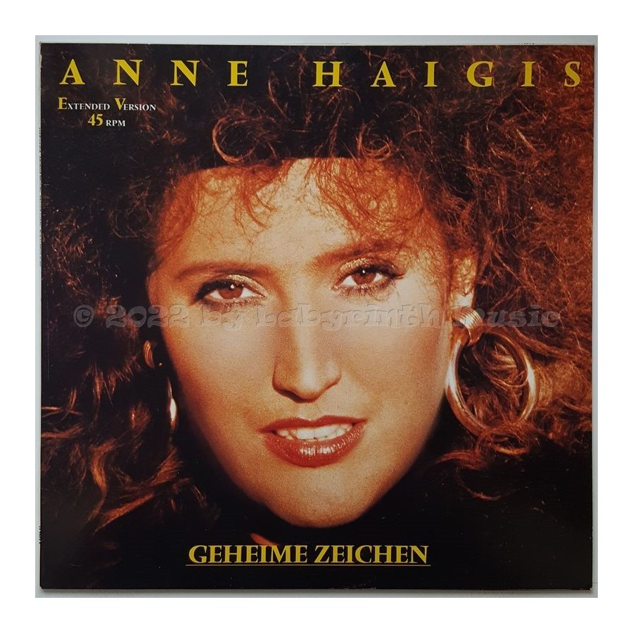 Anne Haigis - Geheime Zeichen • 12" Vinyl Maxi • MINT - Labyrinth Music