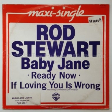 Rod Stewart - Baby Jane • 12" Vinyl Maxi - Labyrinth Music
