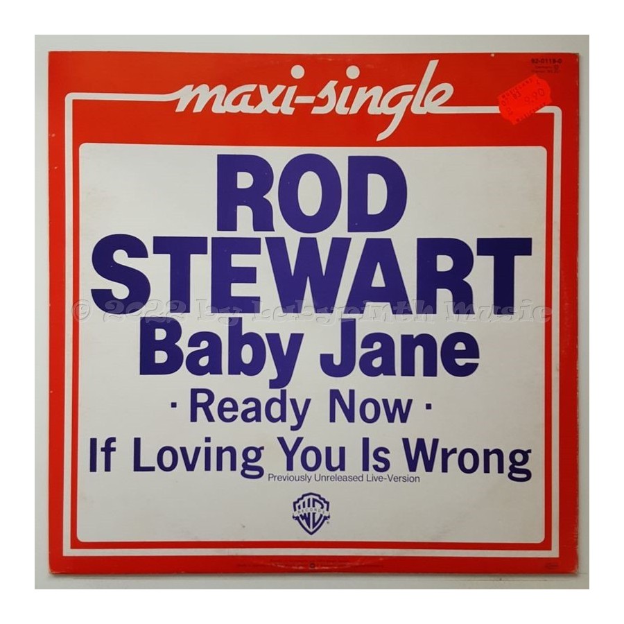 Rod Stewart - Baby Jane • 12" Vinyl Maxi • MINT - Labyrinth Music