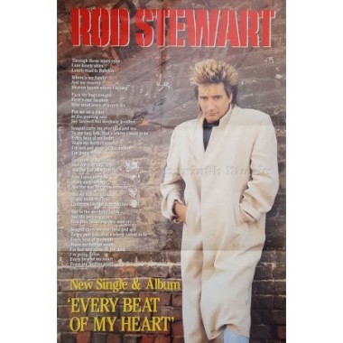 Rod Stewart - Every Beat Of My Heart • Tartan Mix • 12" Vinyl Maxi • MINT - Labyrinth Music
