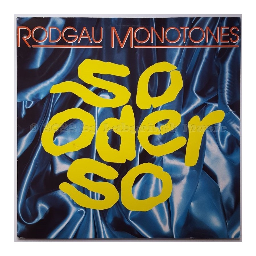 Rodgau Monotones - So Oder So • 12" Vinyl Maxi • MINT - Labyrinth Music