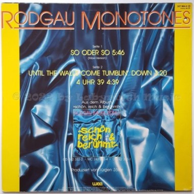 Rodgau Monotones - So Oder So • 12" Vinyl Maxi • MINT - Labyrinth Music