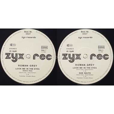 Roman Grey - Look Me In The Eyes • 12" Vinyl Maxi • EX - Labyrinth Music