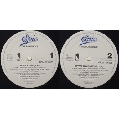 The Romantics - Test Of Time • 12" Vinyl Maxi • MINT - Labyrinth Music