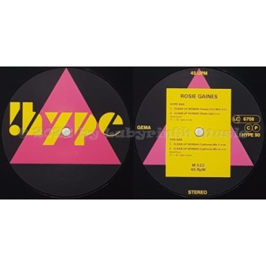 Rosie Gaines - Clean Up Woman • 12" Vinyl Maxi • EX - Labyrinth Music