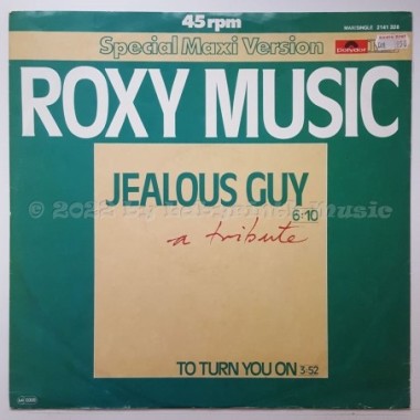 Roxy Music - Jealous Guy • 12" Vinyl Maxi • EX - Labyrinth Music