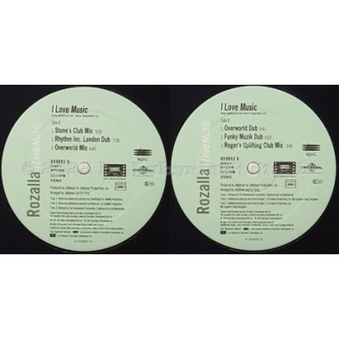 Rozalla - I Love Music • 12" Vinyl Maxi • EX - Labyrinth Music